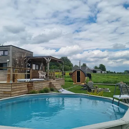 Tiny Housse Serenity Avec Jacuzzi Et Piscine Lodge