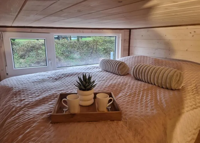 Domek letniskowy Tiny Housse Serenity Avec Jacuzzi Et Piscine Tinlot