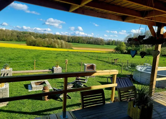 Lodge Tiny Housse Serenity Avec Jacuzzi Et Piscine