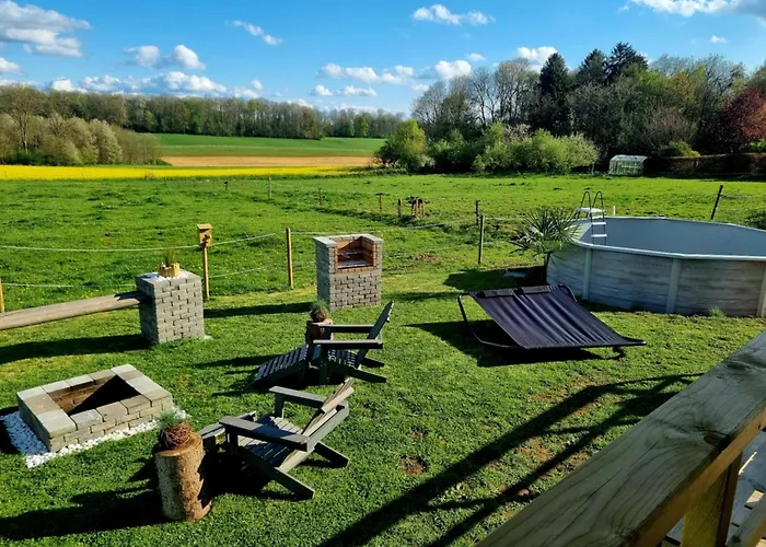 Domek letniskowy Tiny Housse Serenity Avec Jacuzzi Et Piscine Tinlot