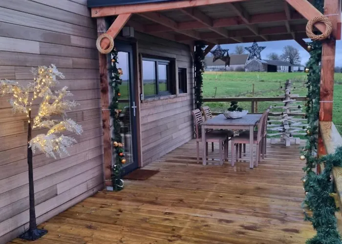 Tiny Housse Serenity Avec Jacuzzi Et Piscine Lodge Tinlot